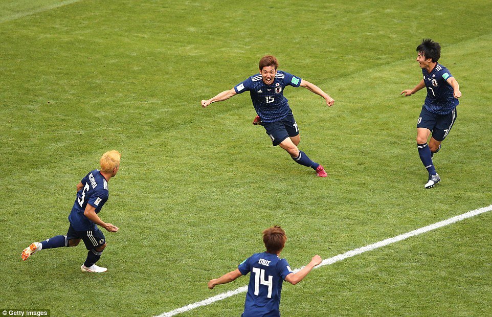 विश्वकपमा जापानले कोलम्बियालाई हरायो