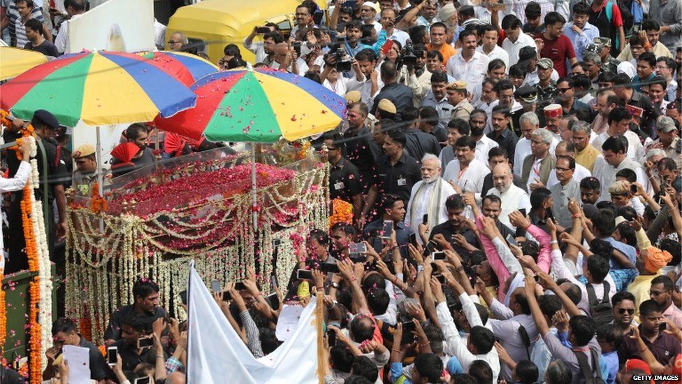 भारतीय पूर्वप्रधानमन्त्री वाजपेयी पञ्चतत्वमा विलीन