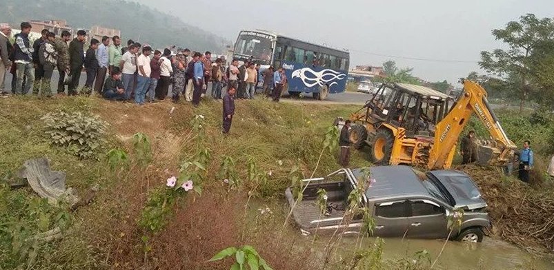 रुपन्देहीमा सडक दुर्घटना हुँदा दुई जनाको मृत्यु