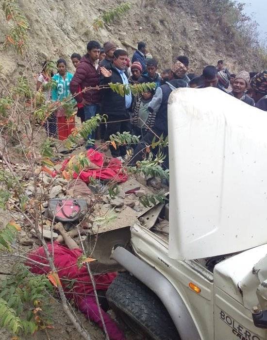 सिन्धुलीमा जीप दुर्घटना हुँदा पाँचको मृत्यु, आठ घाइते