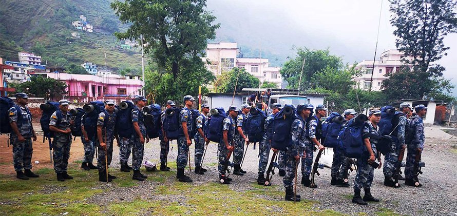 दार्चुलाको यार्सा पाटनमा सुरक्षाकर्मी परिचालन