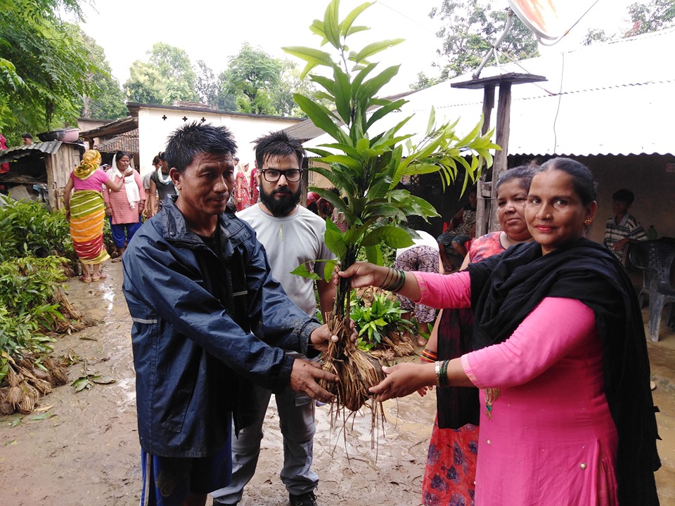 डुडुवामा साढे चार हजार विरुवा वितरण