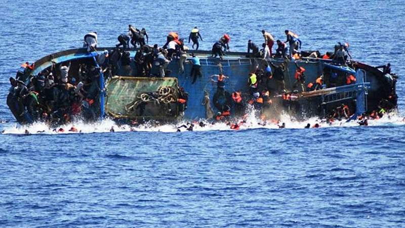 लिबियामा जहाज दुर्घटना हुँदा ४५ जनाको मृत्यु