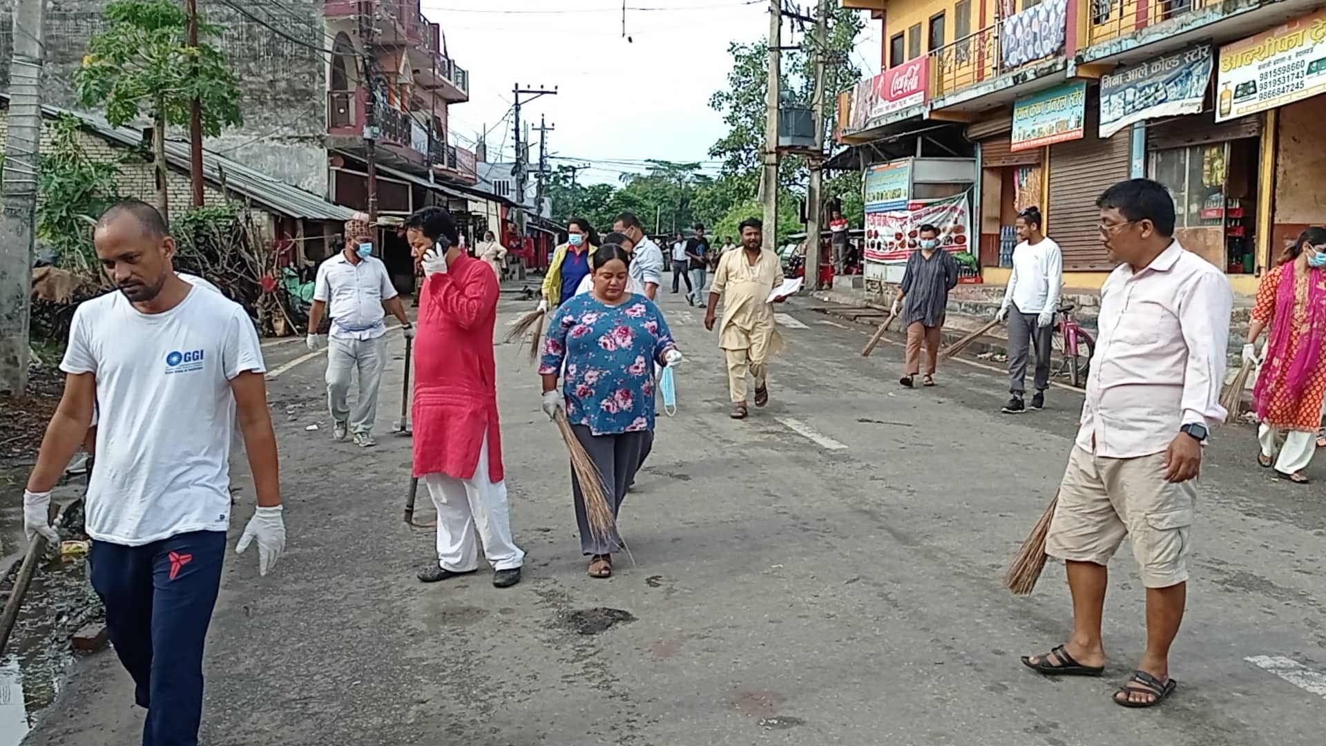 नेपालगञ्ज वडा नम्बर ४ द्वारा सरसफाईलाई निरन्तरता