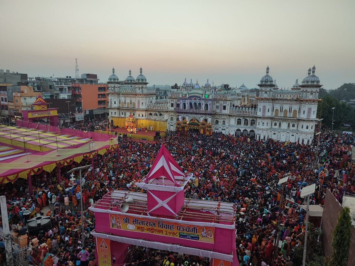 सोमवार श्रद्धाभक्ति पूर्वक विवाह पञ्चमी मनाईंदै