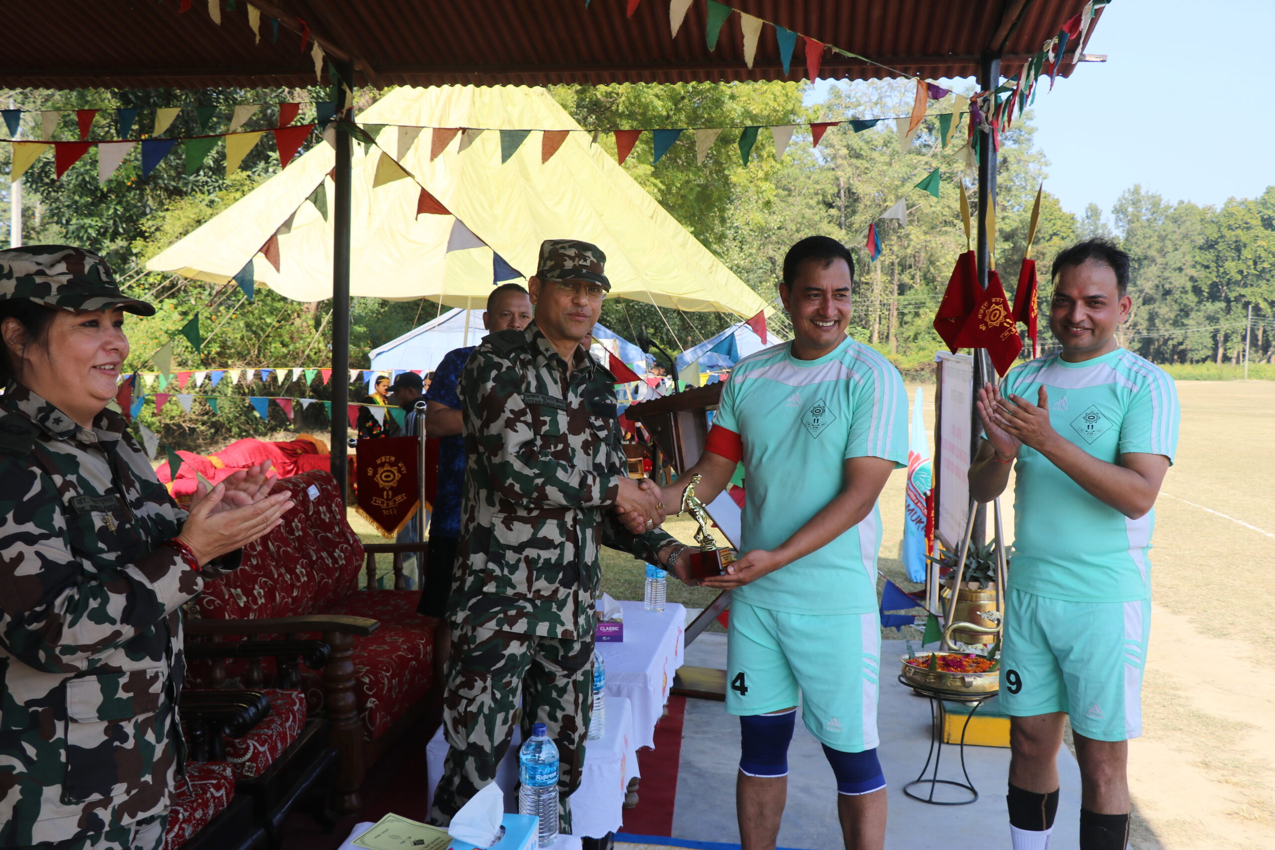 नेपाली सेना ईम्प्यानल्ड स्कुल्स रनिङ्ग शिल्ड फुटबल प्रतियोगिता सुरु
