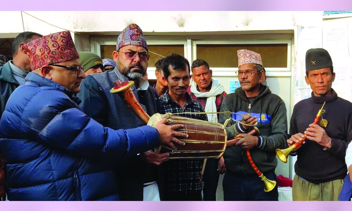 पञ्चे बाजा संरक्षण गर्दै नरैनापुर गाँउपालिका