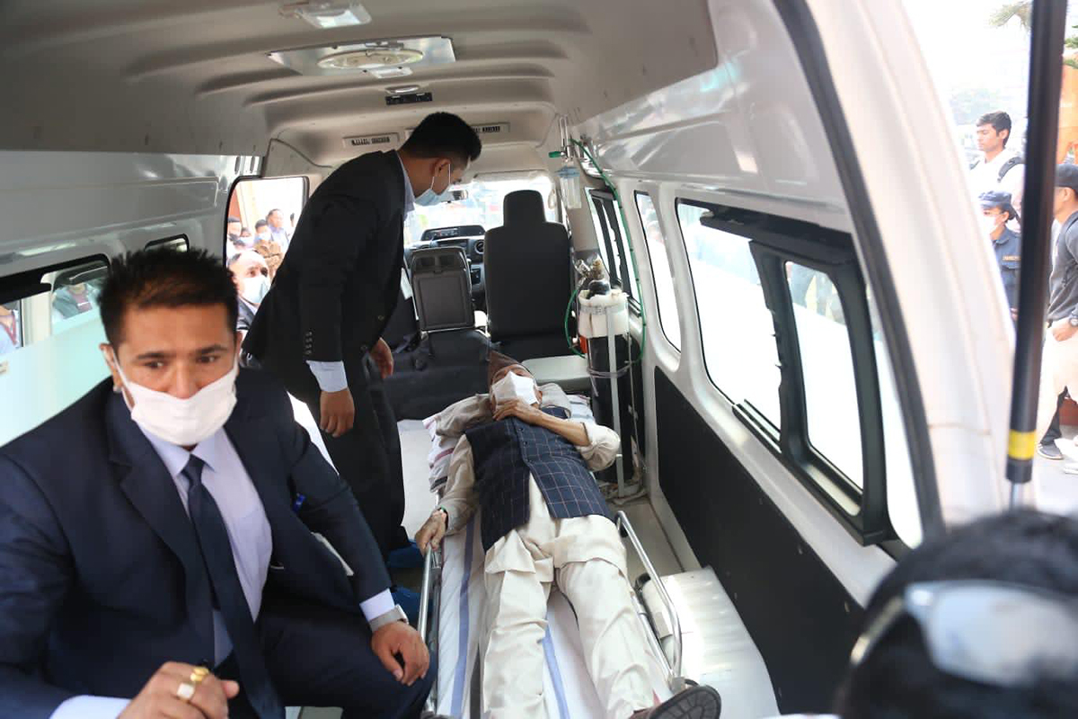राष्ट्रपति पौडेलको उपचार दिल्लीको एम्स अस्पतालमा शुरु