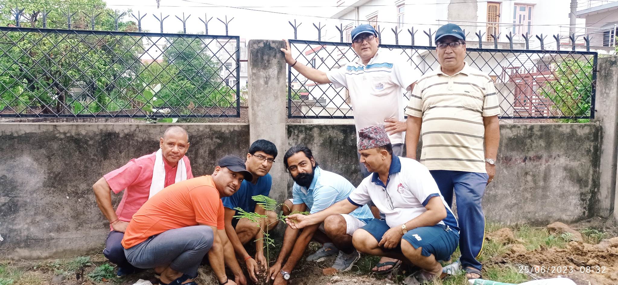 नेपालगञ्जको वडा नम्बर १ मा वृक्षारोपण