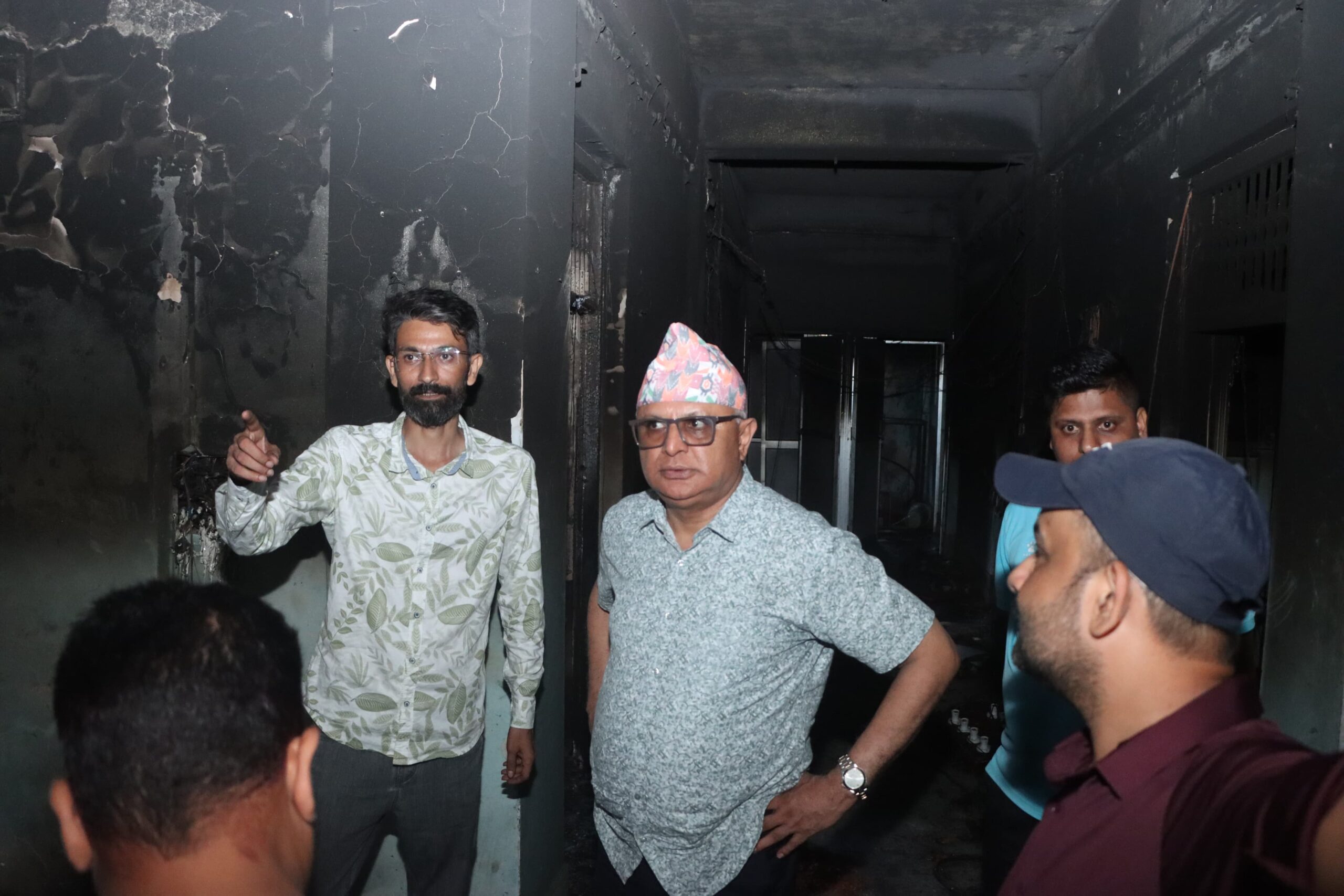 कोशीका मुख्यमन्त्री कार्कीद्वारा जेनजी आन्दोलनमा भएको क्षतिको स्थलगत अवलोकन